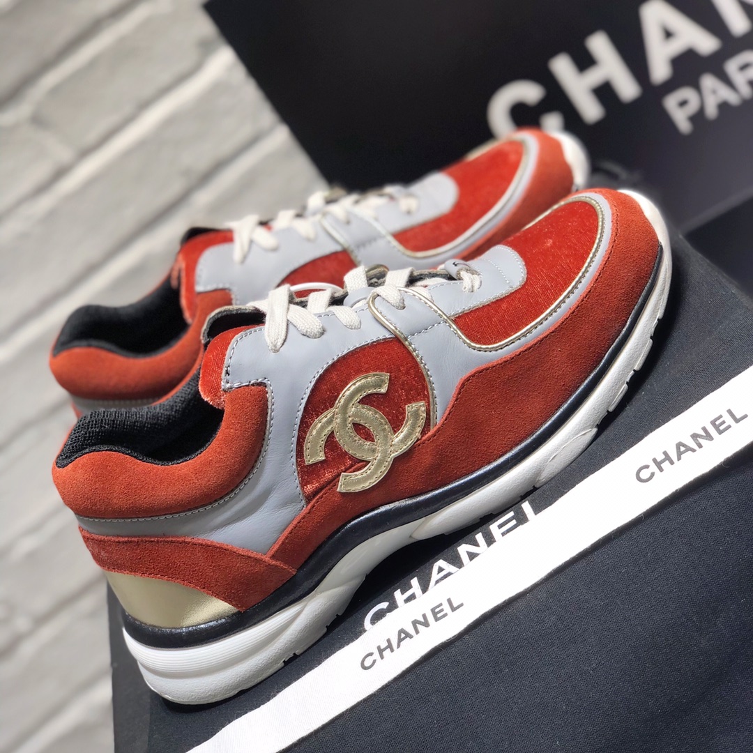 Men Women C*hanel Top Sneaker