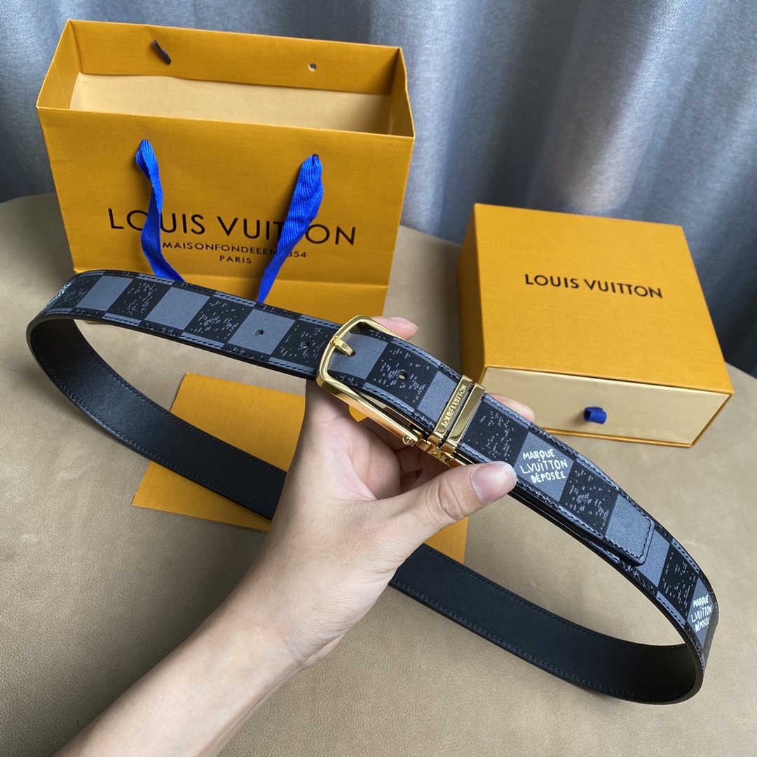 L*ouis V*uitton Belts Top Quality 35MM