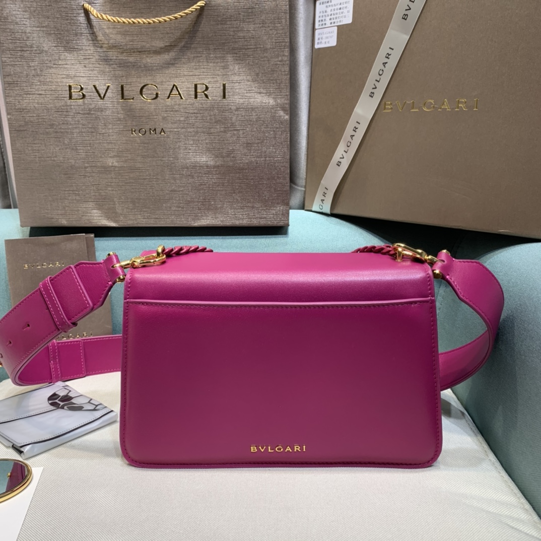 B*vlgari Top Bag 25×14.5×9cm