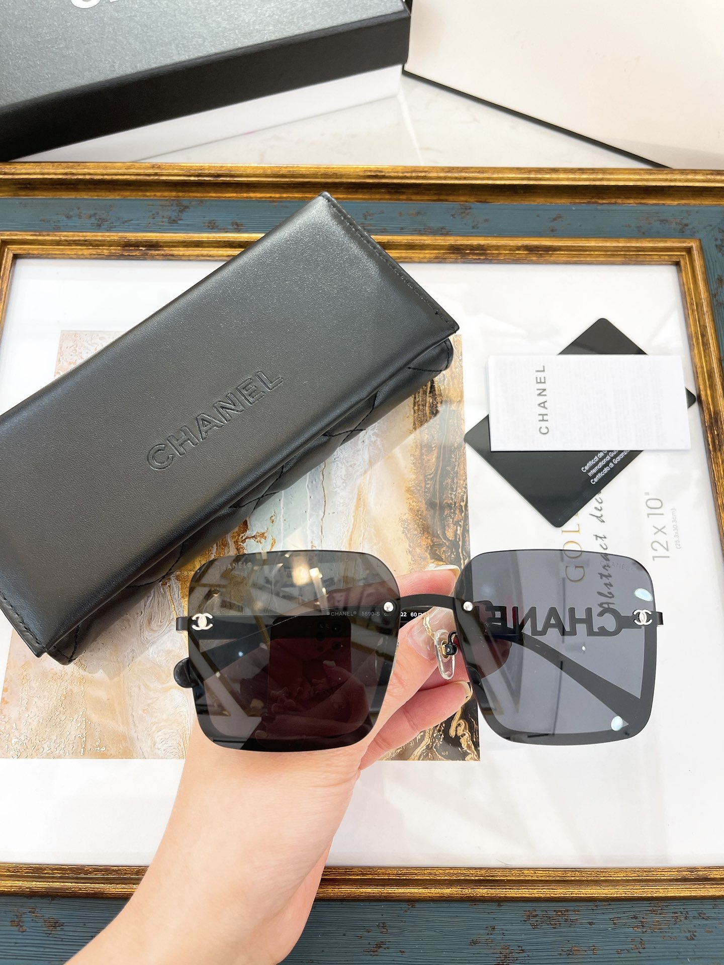 C*hanel Glasses Top