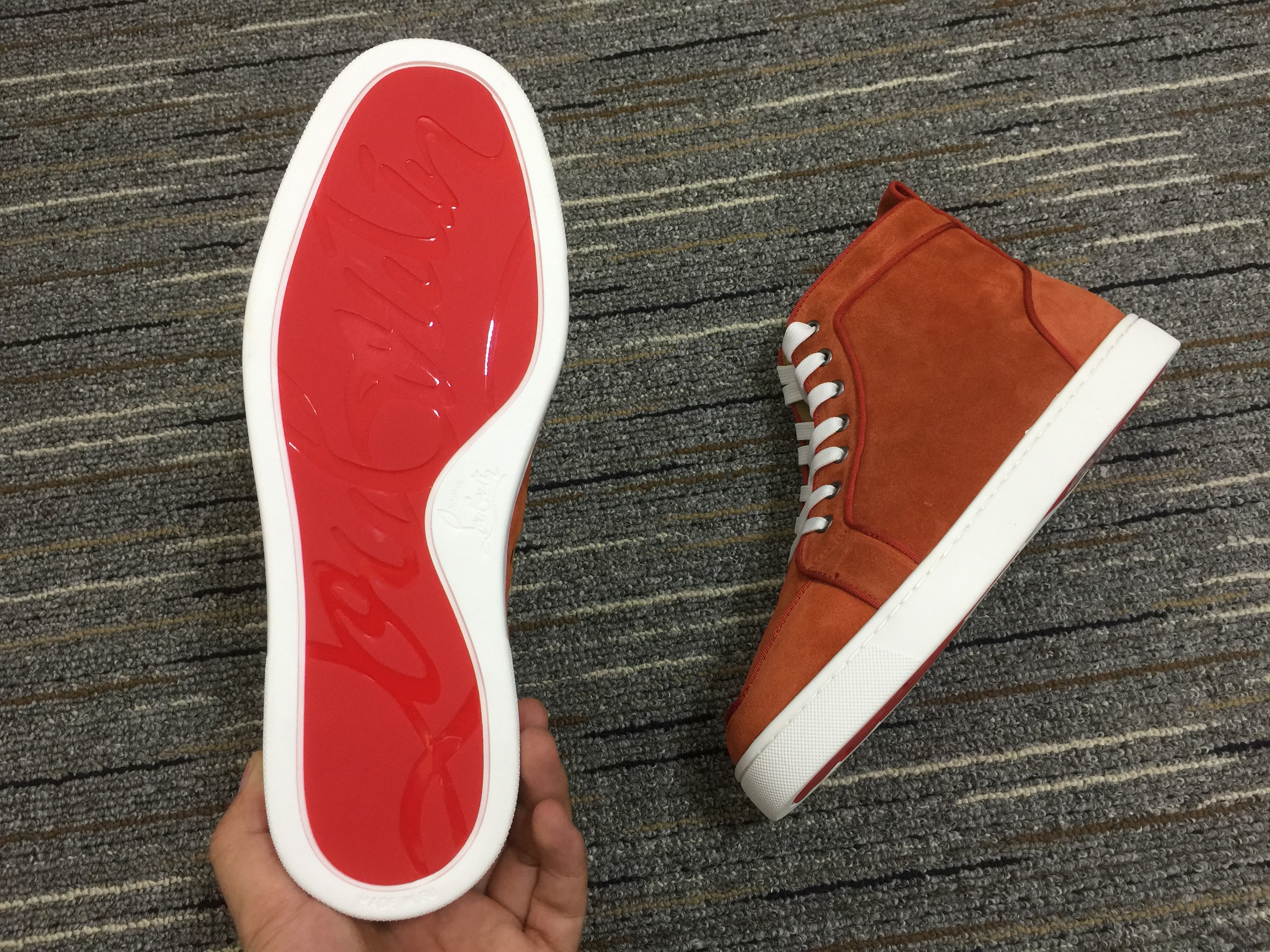 C*ristian L*uboutin Suede Leather Sneaker