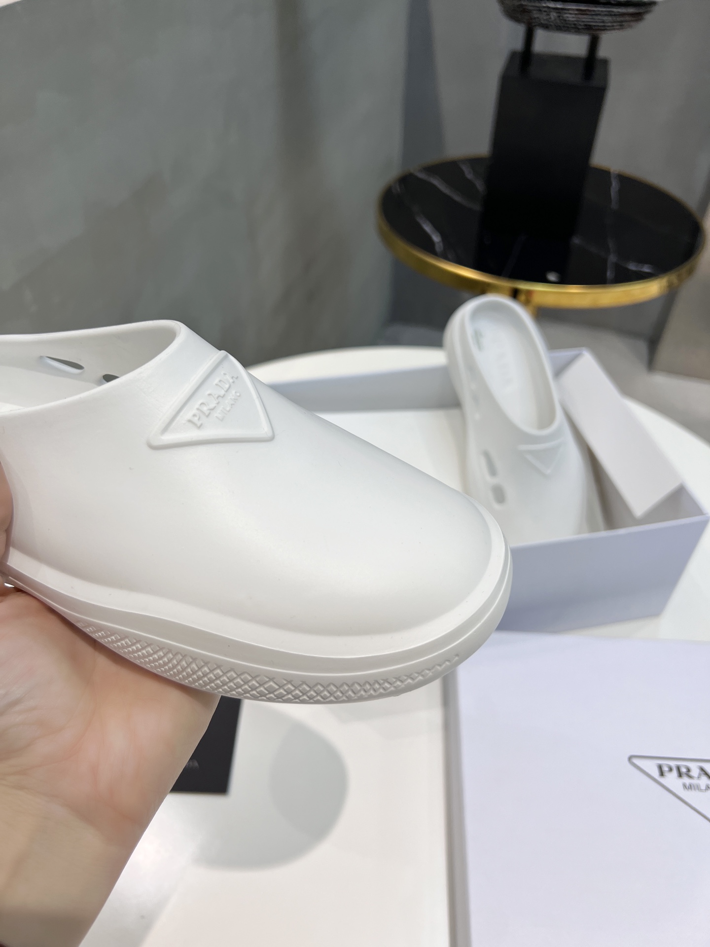 Men Women P*rada Sandals Top