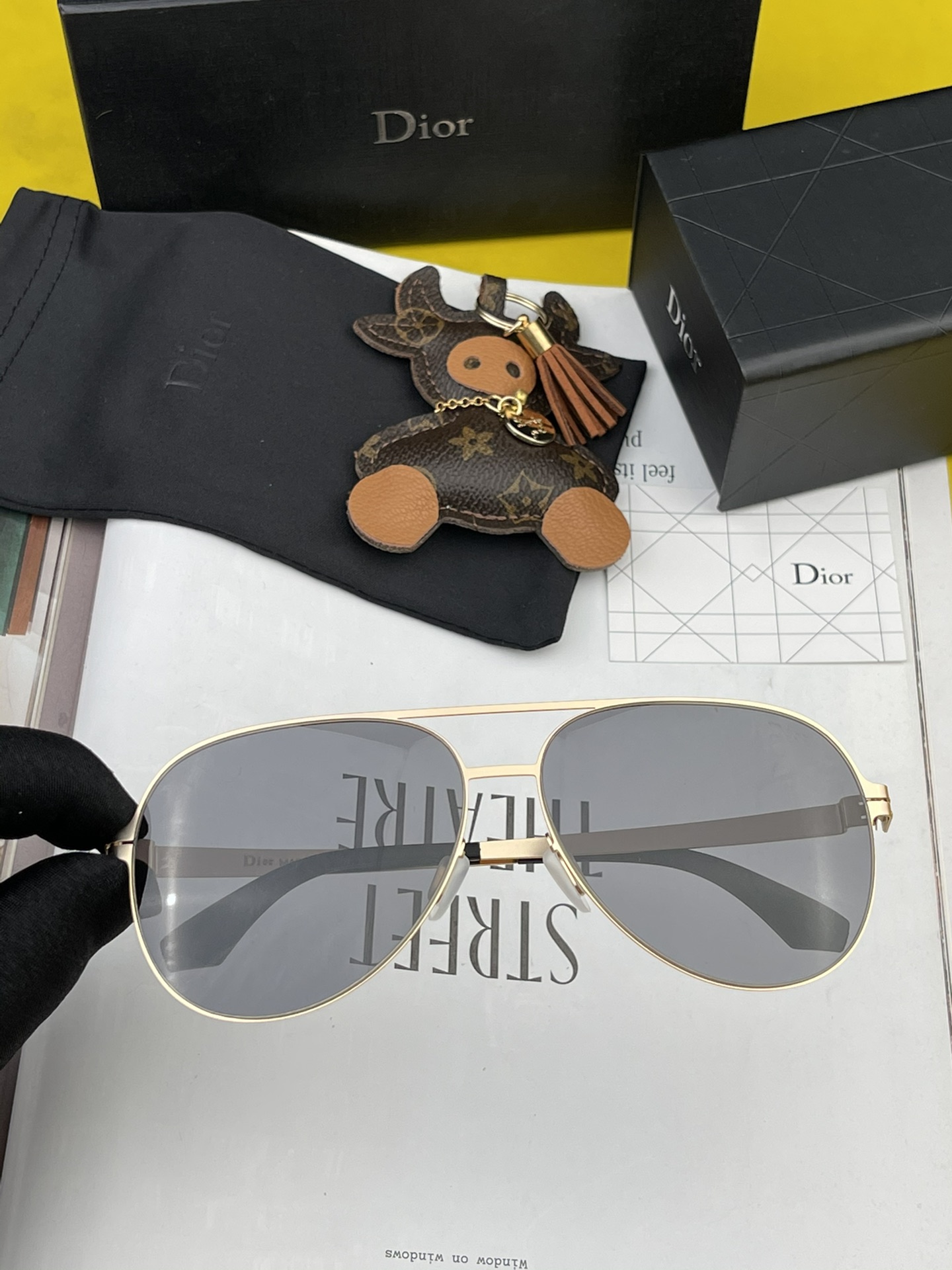 D*ior Glasses Top
