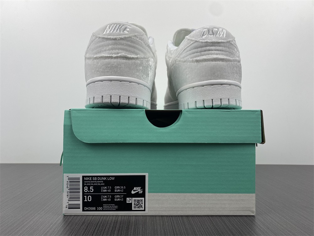 from Dover Street Market x Nike Dunk Low “Triple White” DH2686-100