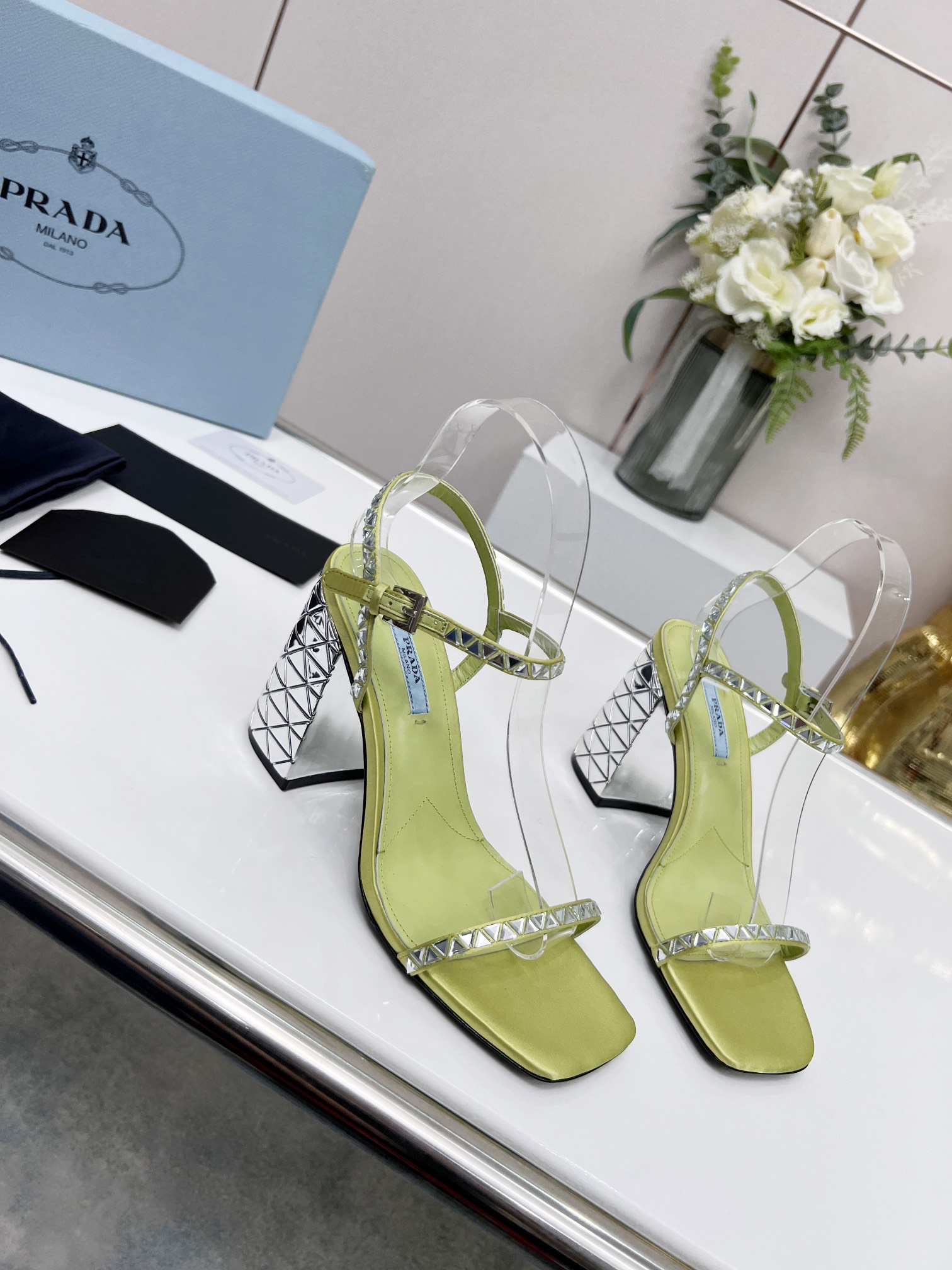 Women P*rada Top Sandals