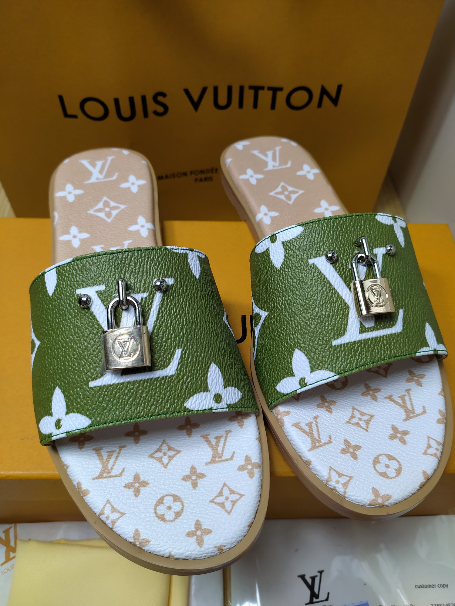 Women L*ouis V*uitton Top Slippers
