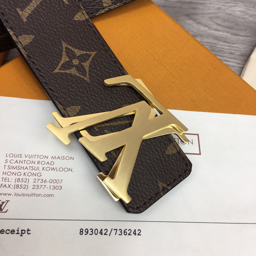 L*ouis V*uitton Belts Top Quality 40MM