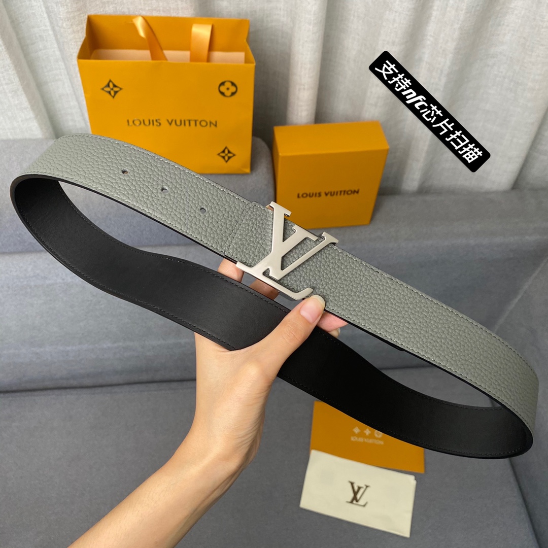 L*ouis V*uitton Belts Top Version 4.0cm