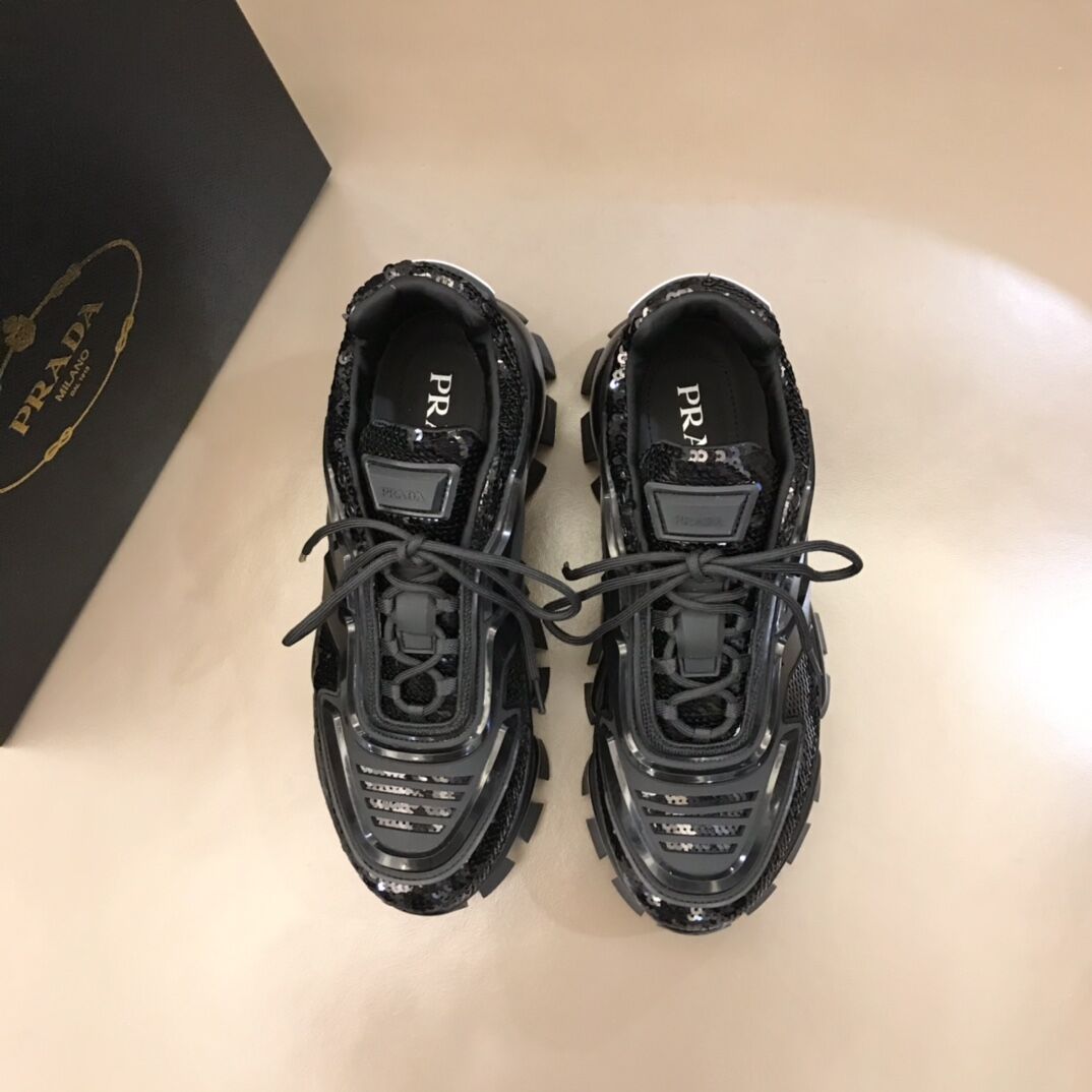 Men Women P*rada Top Sneaker
