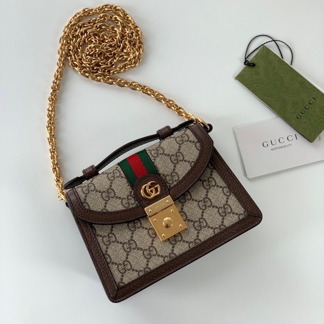 G*ucci Bag Top Quality 17.5*13*6CM