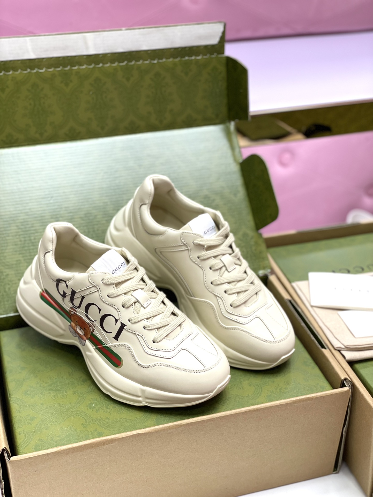 Men Women G*ucci Top Sneaker