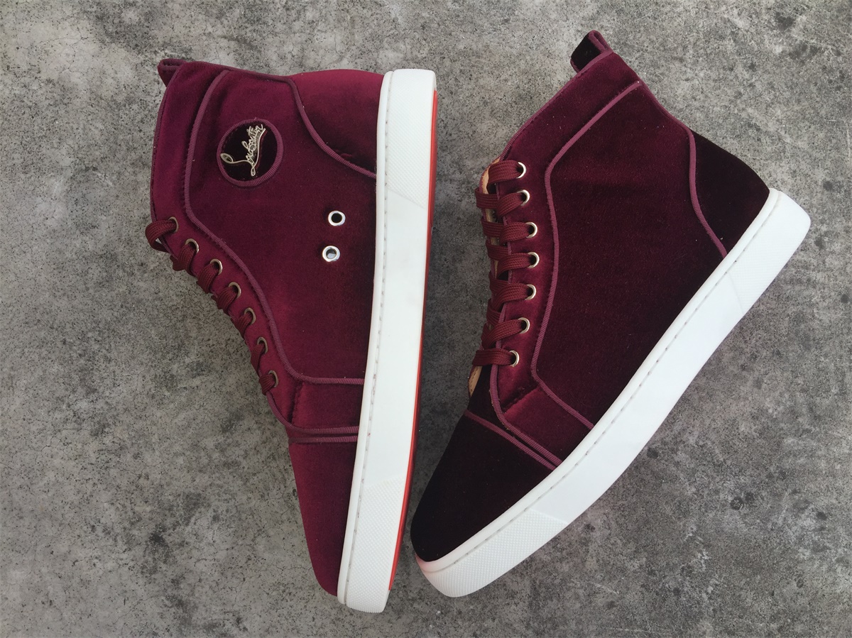 C*ristian L*uboutin Suede Leather Sneaker