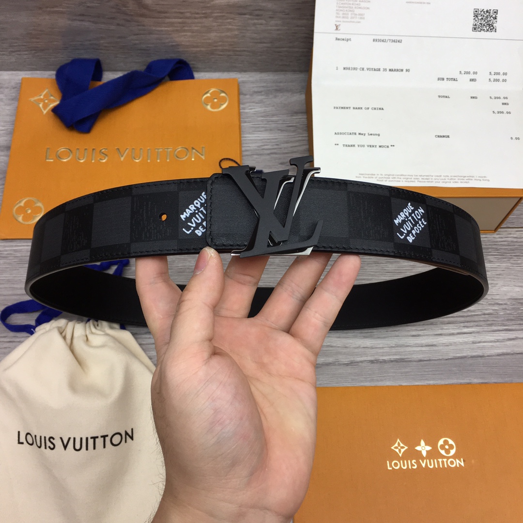 L*ouis V*uitton Belts Top Quality 40MM