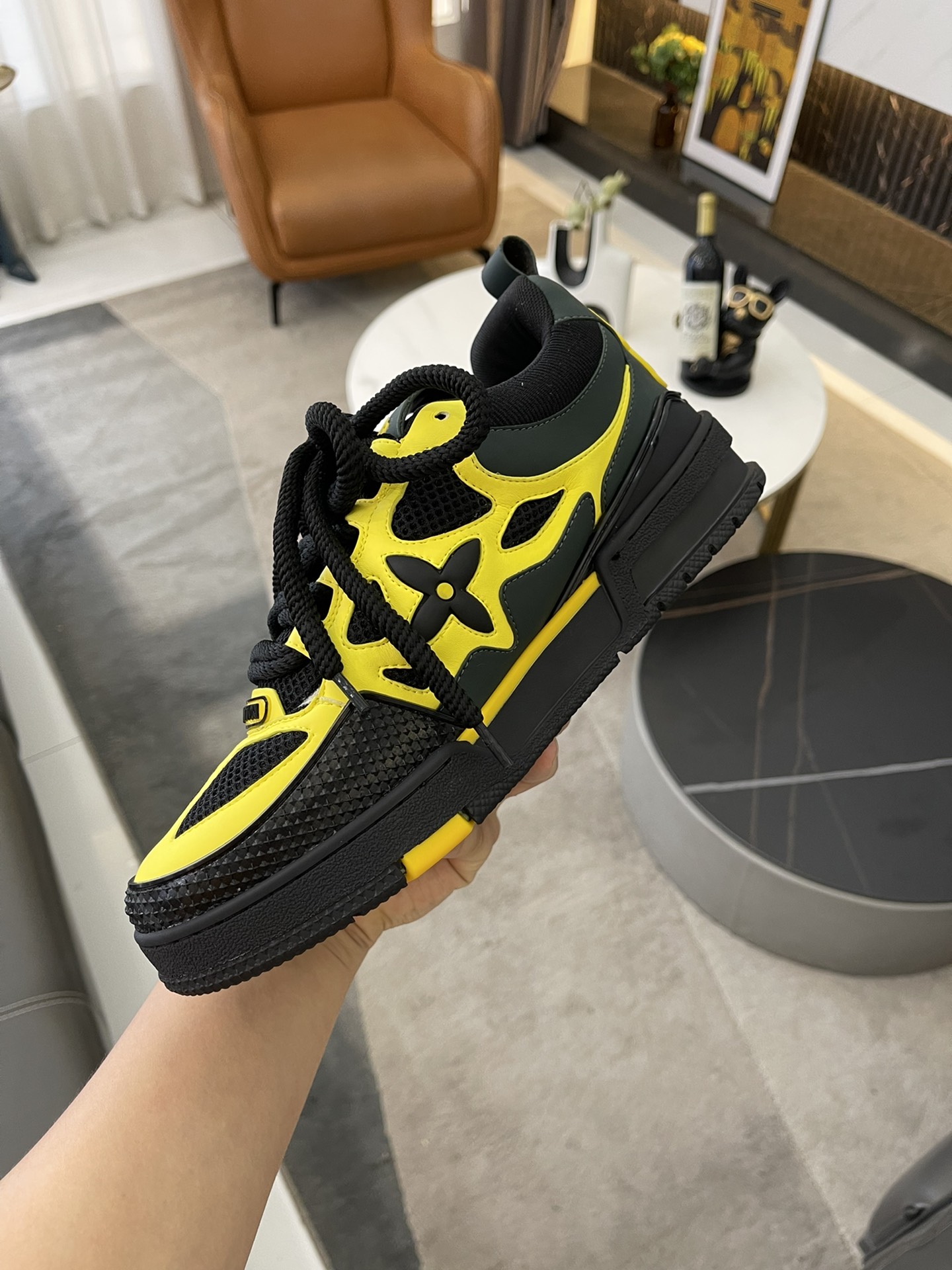 Men Women L*ouis V*uitton Top Sneakers