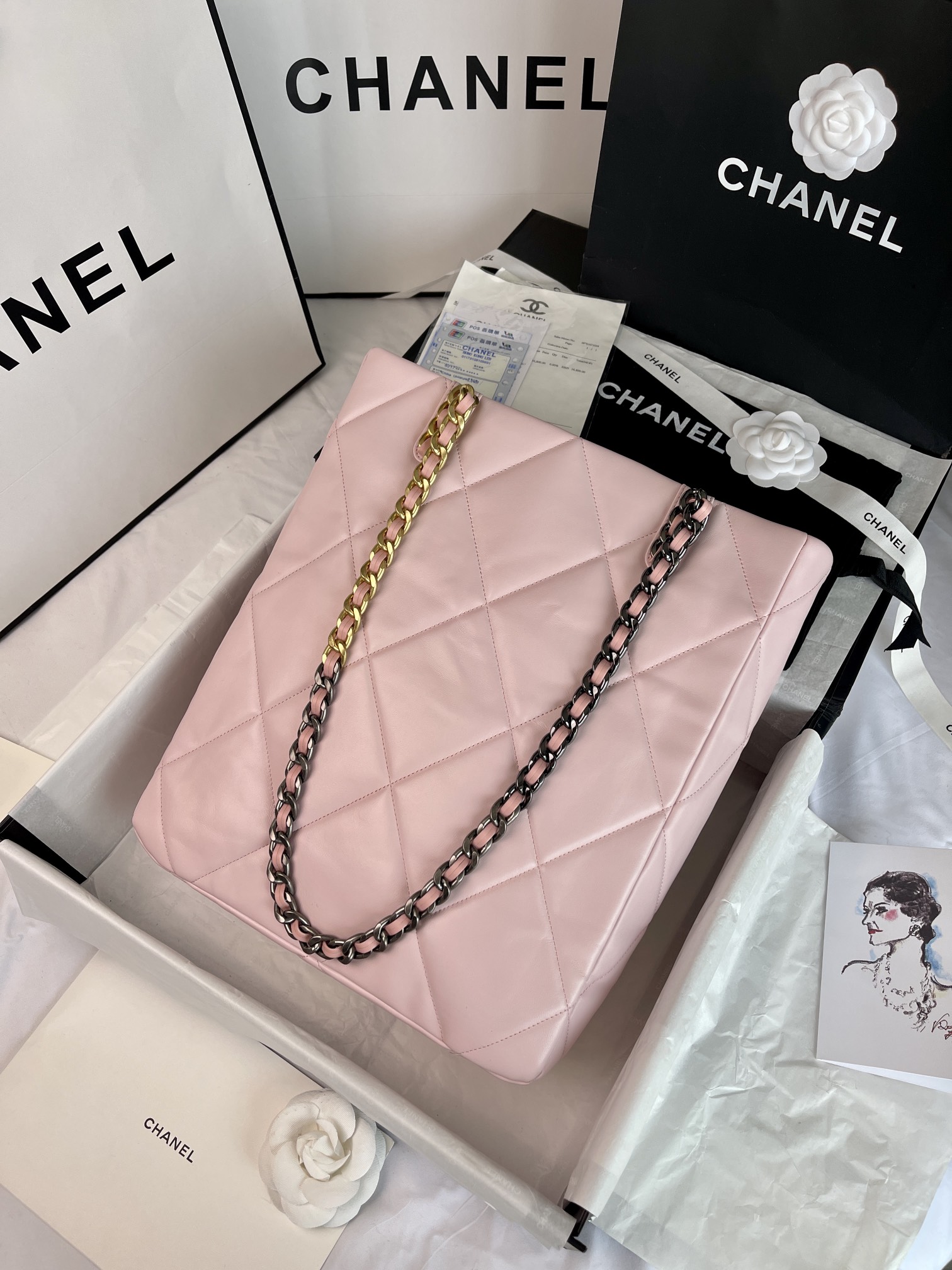 C*hanel Top Bag 30*37*10CM