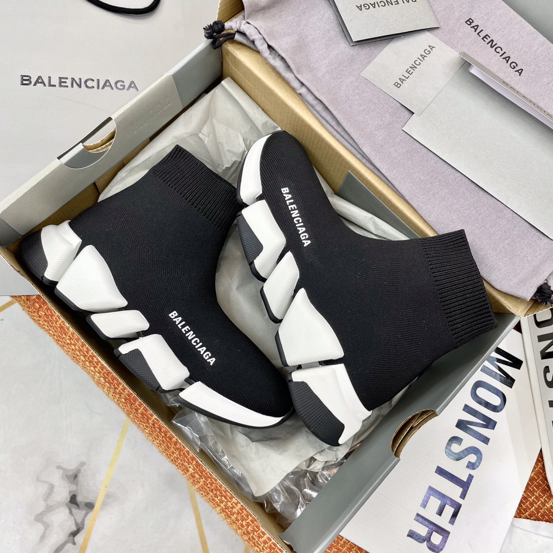 Men Women B*alenciaga Top Sneakers