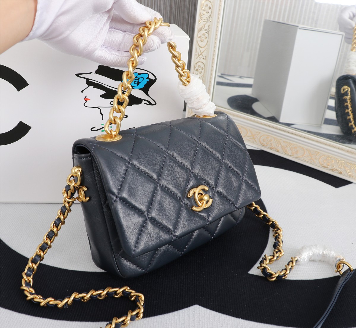 C*hanel Bag Top Quality 19*14*4cm