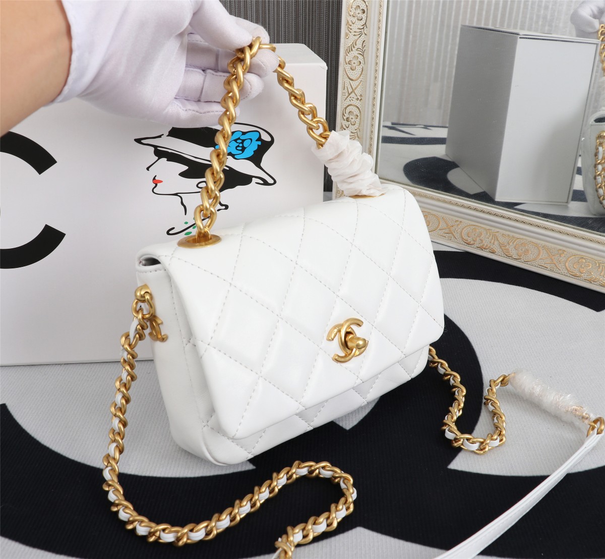 C*hanel Bag Top Quality 19*14*4cm