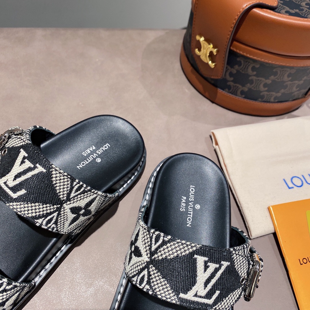 Women L*ouis V*uitton Top Sandals