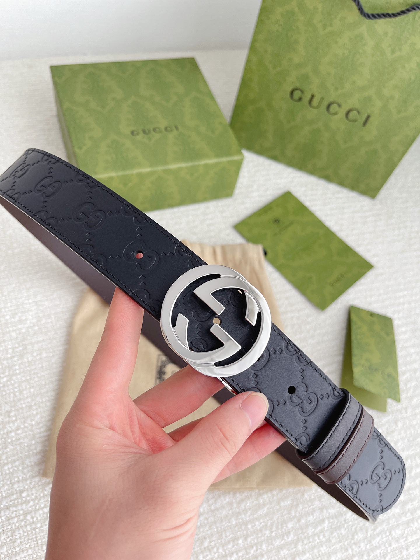 G*ucci Belts Top Quality 37MM