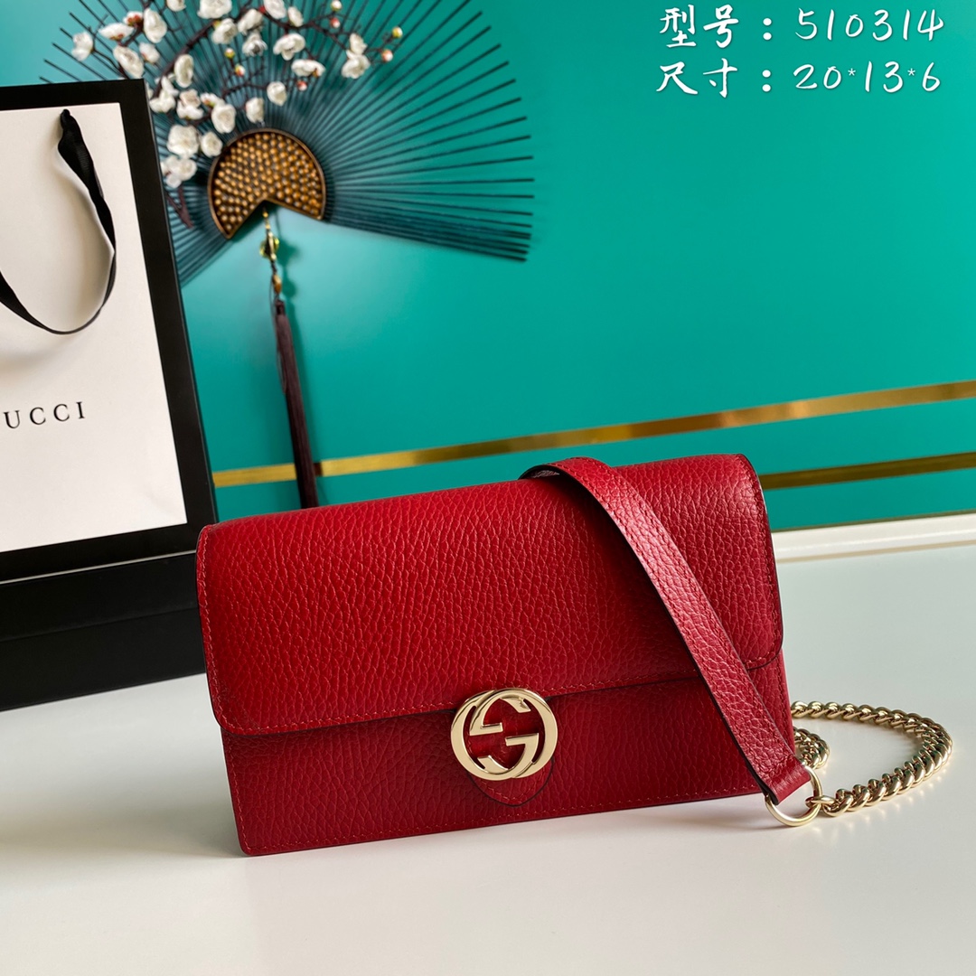 G*ucci Bag Top Quality 20*13*6CM