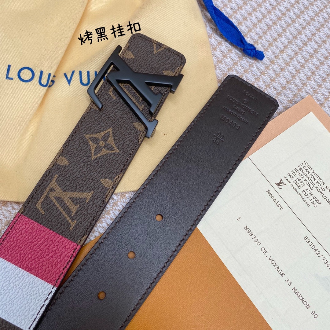 L*ouis V*uitton Belts Top Quality 40MM