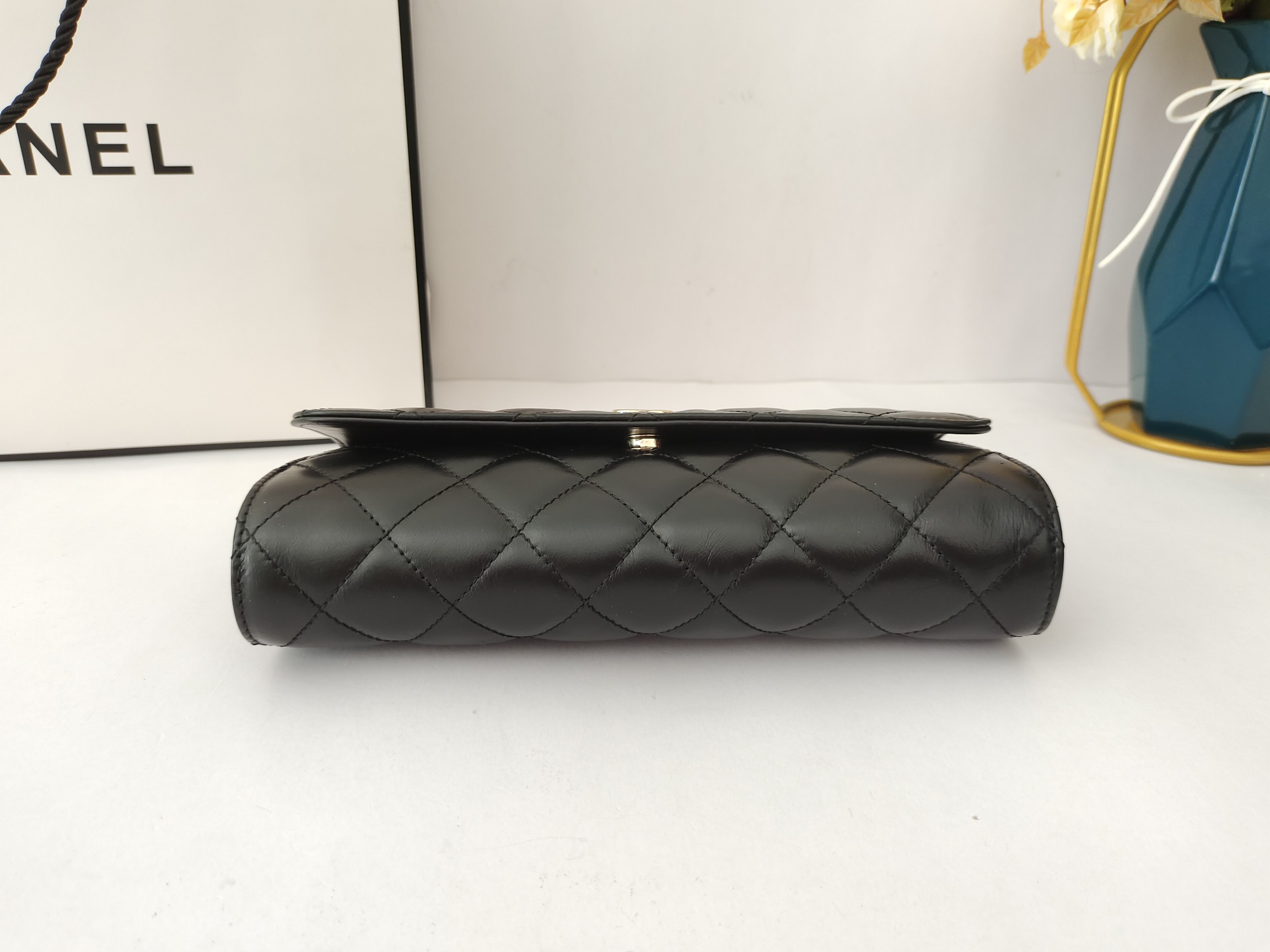 C*hanel Top Bag 12.4*22.3*5.7CM