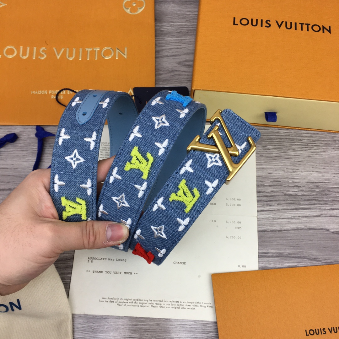 L*ouis V*uitton Belts Top Quality 35MM
