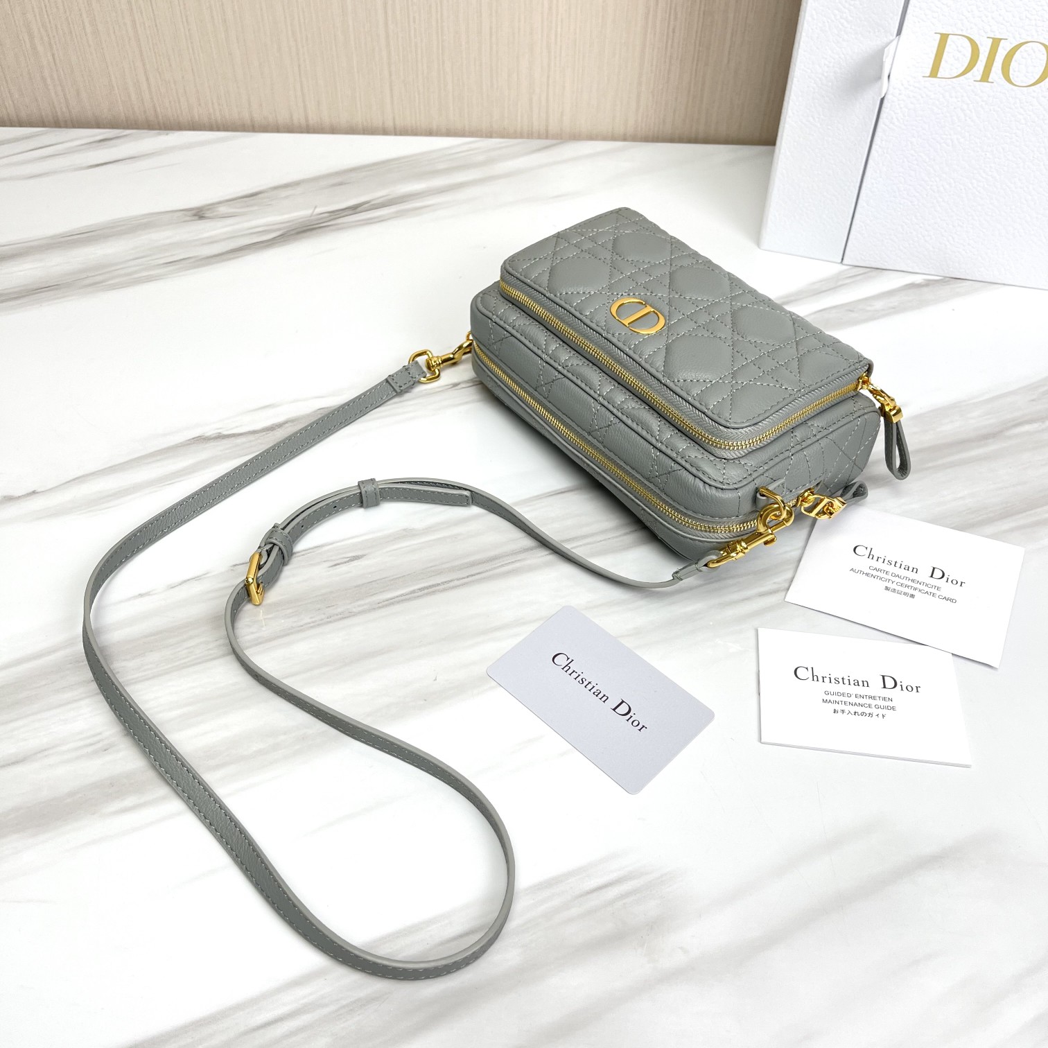 D*ior Top Bag 19*10.5*5cm