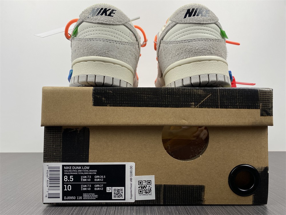 from O*ff-W*hite x Nike Dunk Low