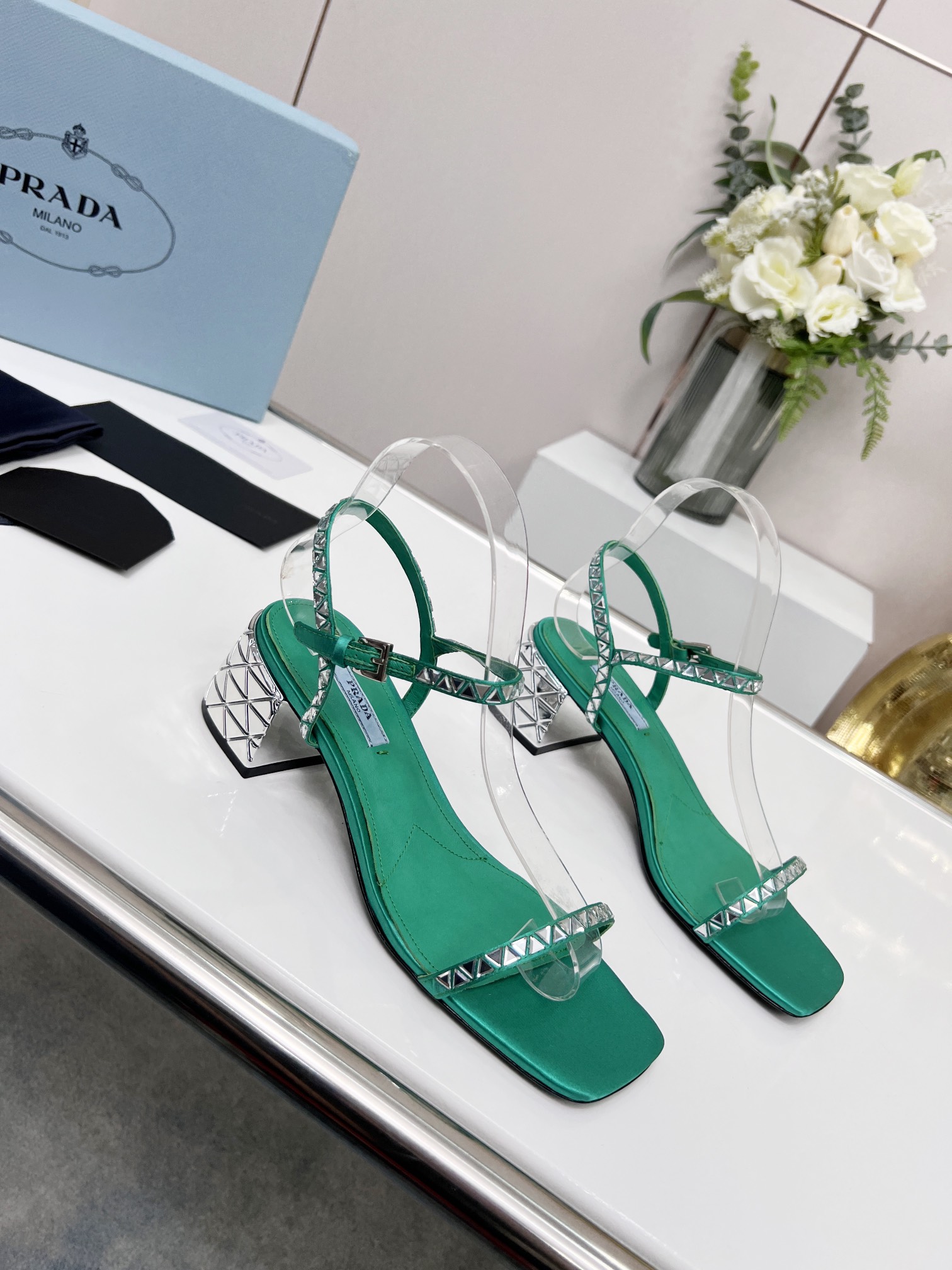 Women P*rada Top Sandals