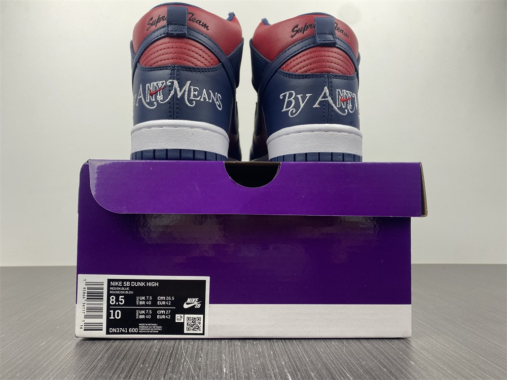 from Supreme × Nike SB Dunk High DN3741-600