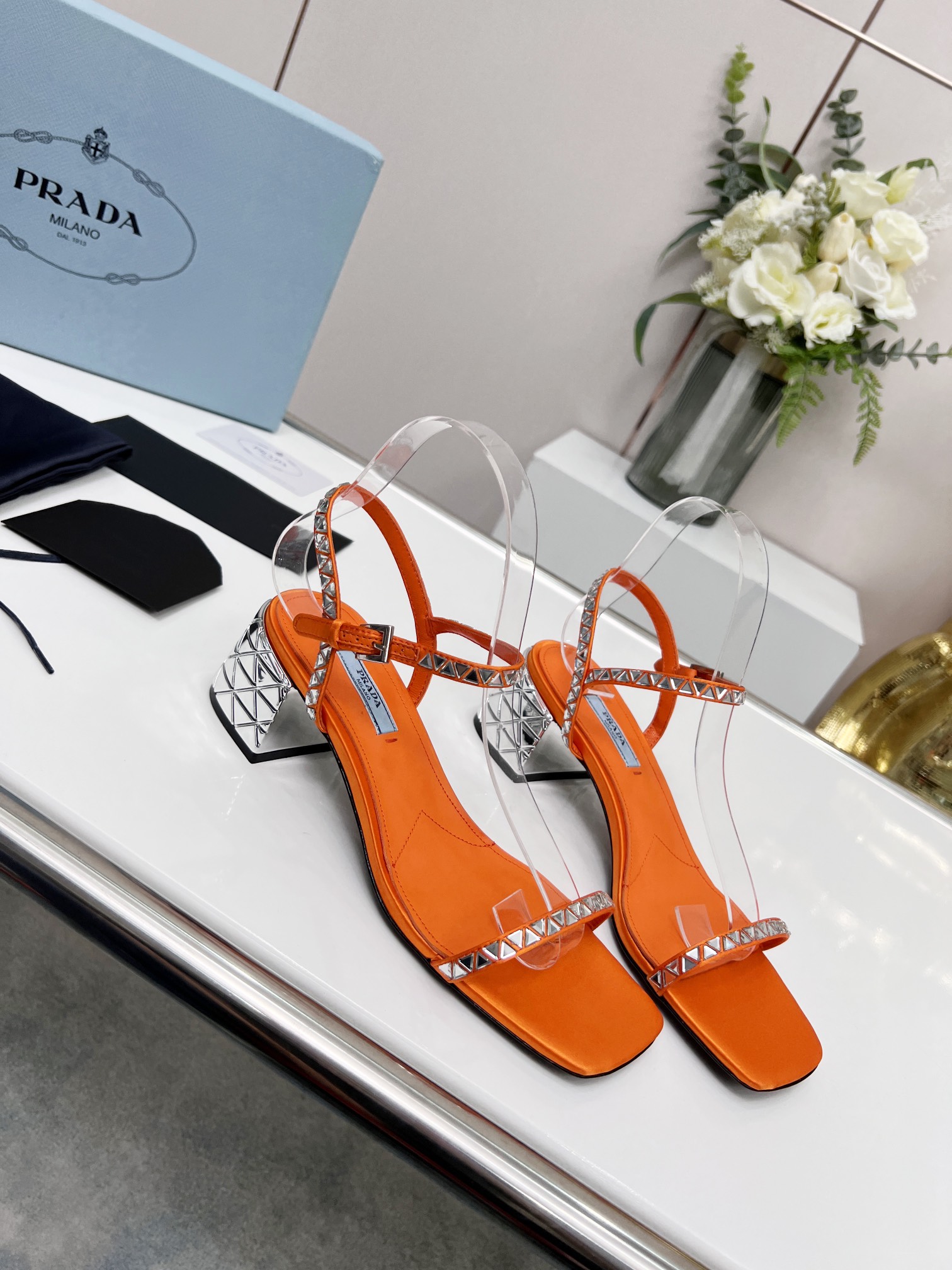 Women P*rada Top Sandals