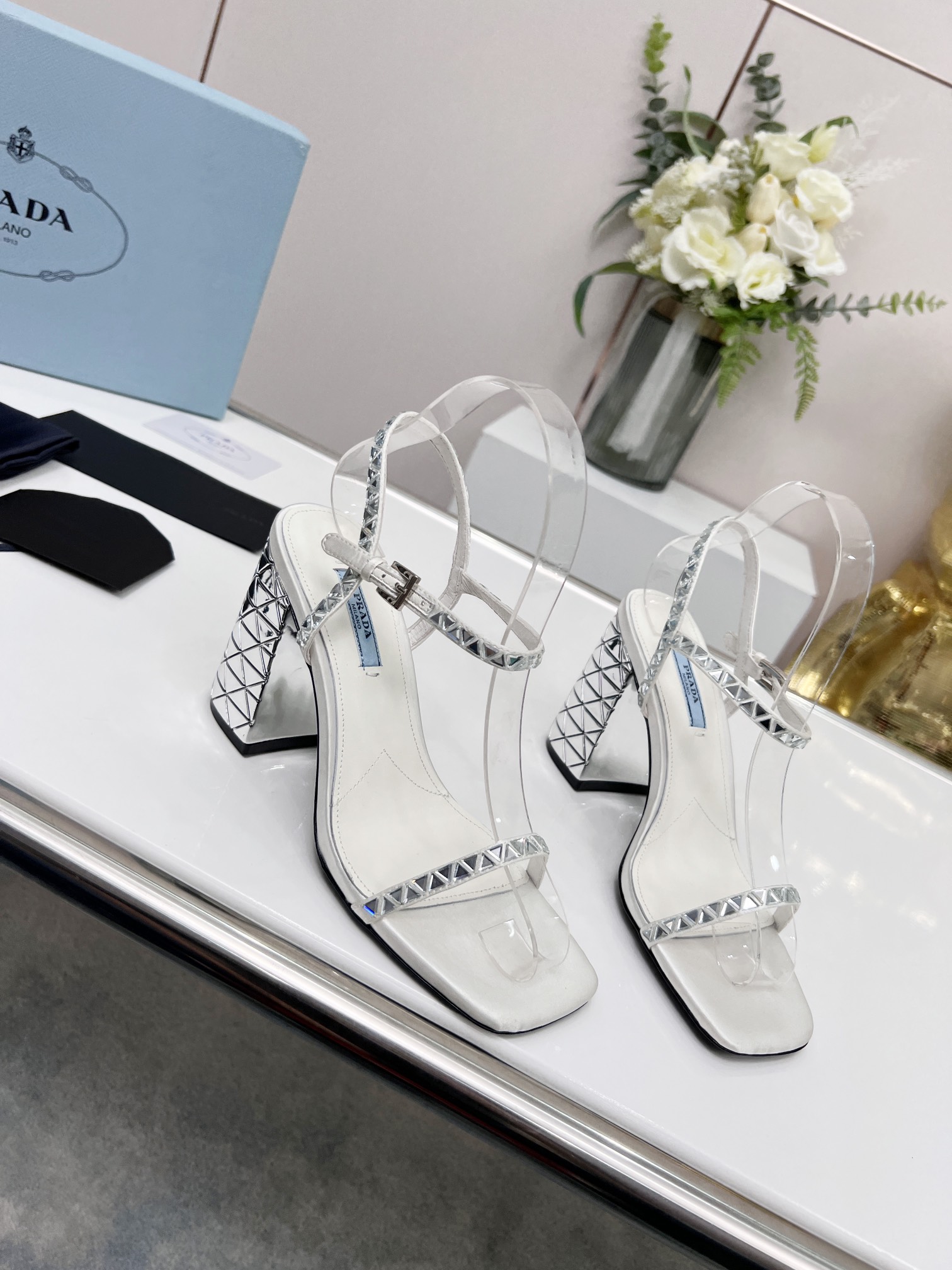 Women P*rada Top Sandals