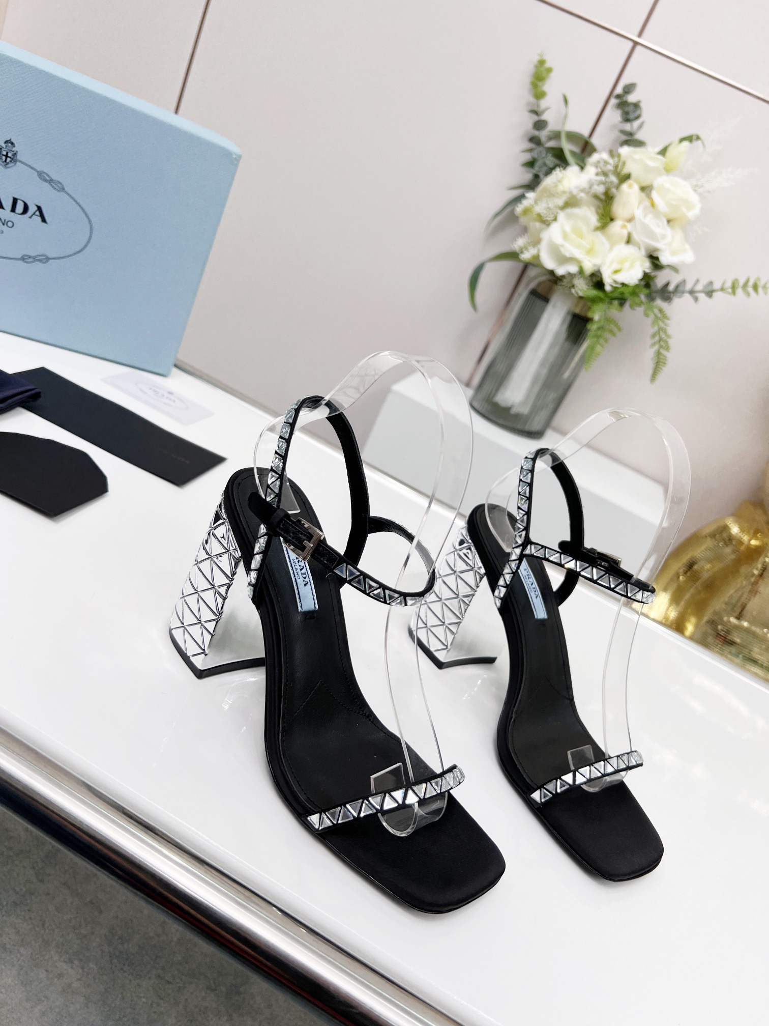 Women P*rada Top Sandals