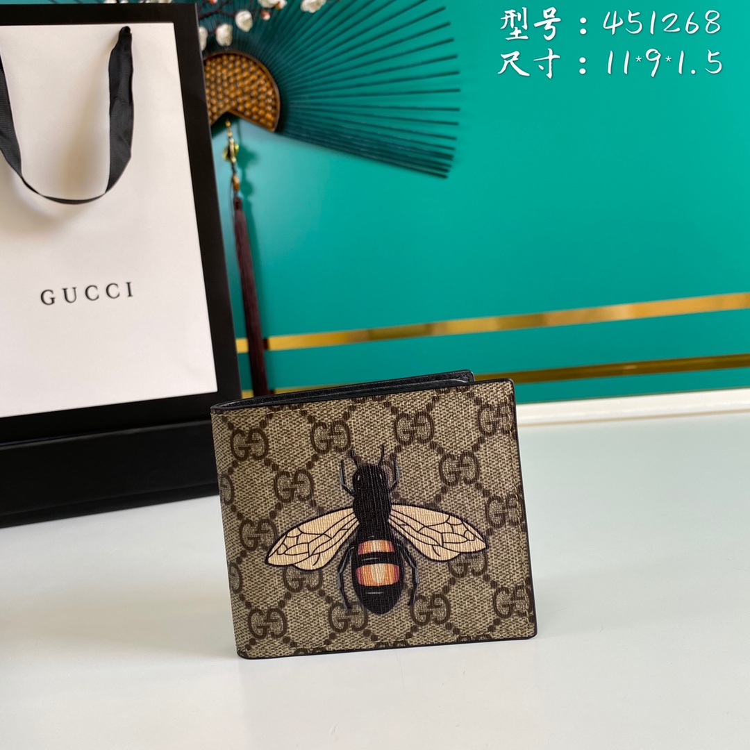 G*ucci Bag Top Quality 11*9*1.5cm