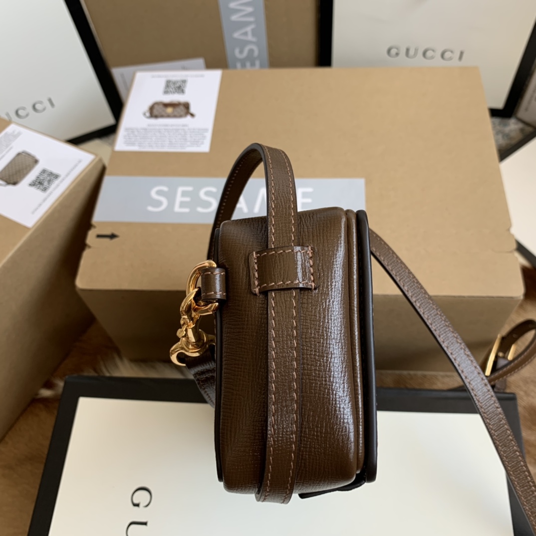 G*ucci Bag Top Quality 18*10.5*6.5cm