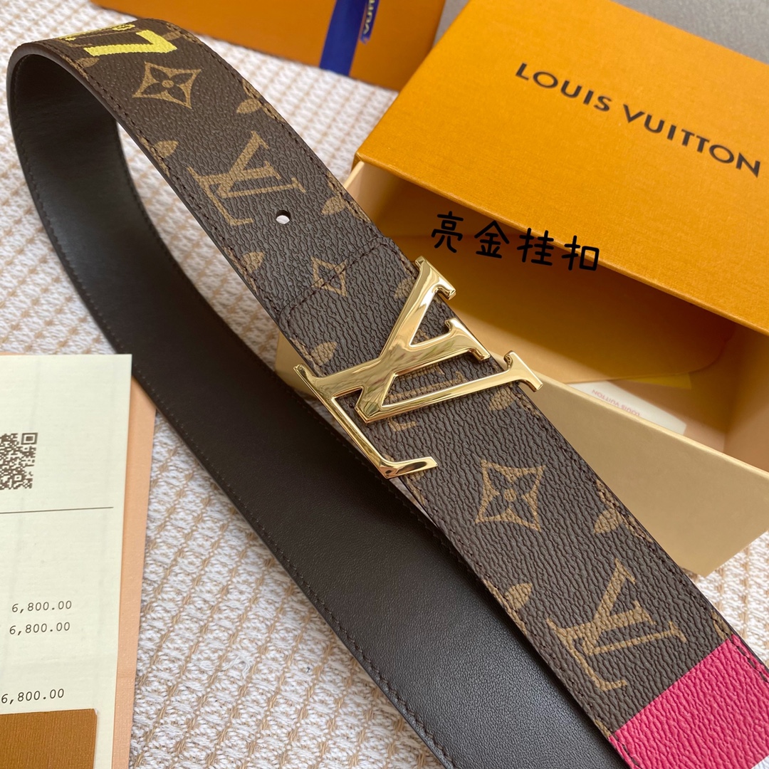 L*ouis V*uitton Belts Top Quality 40MM
