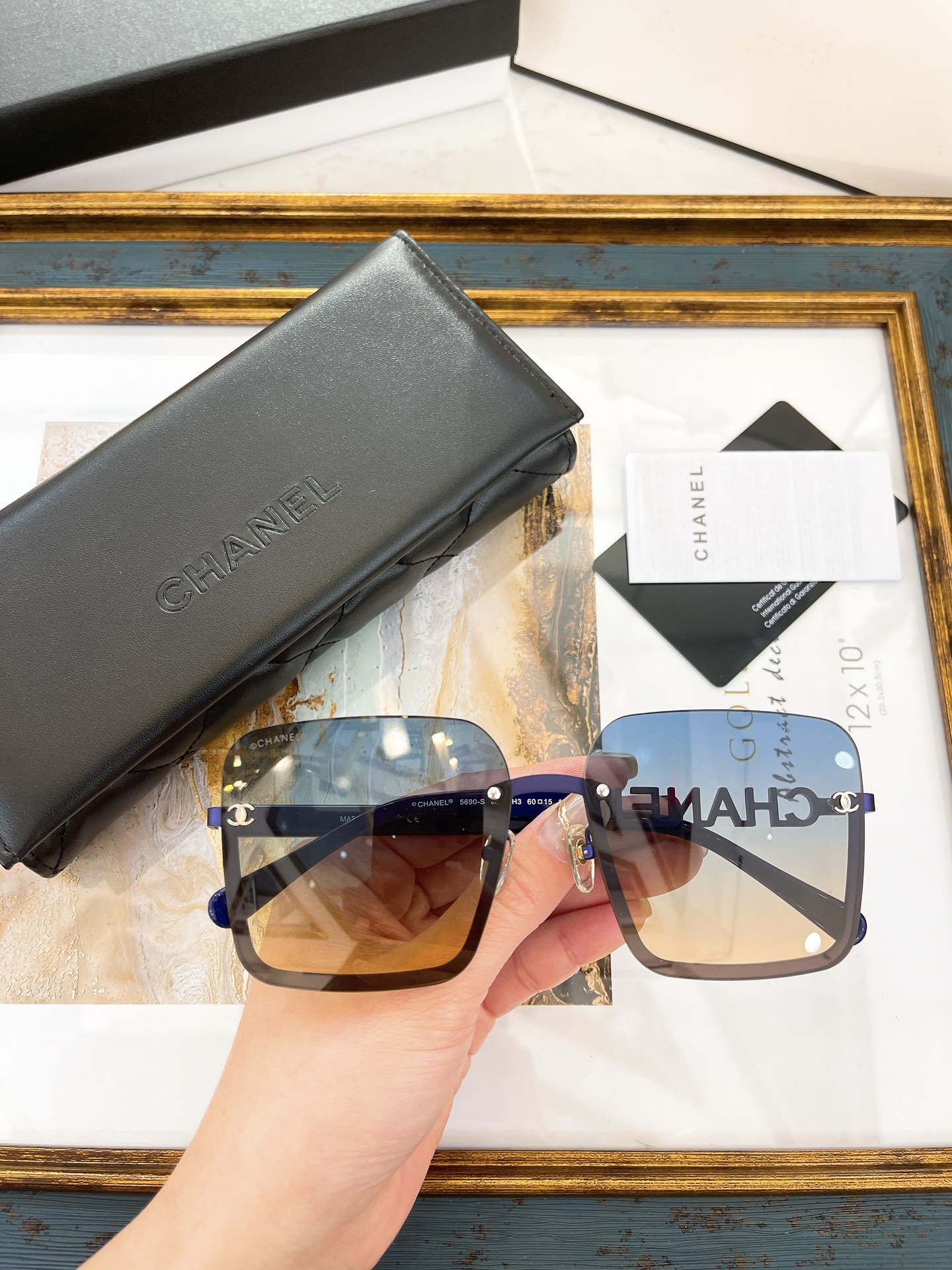 C*hanel Glasses Top
