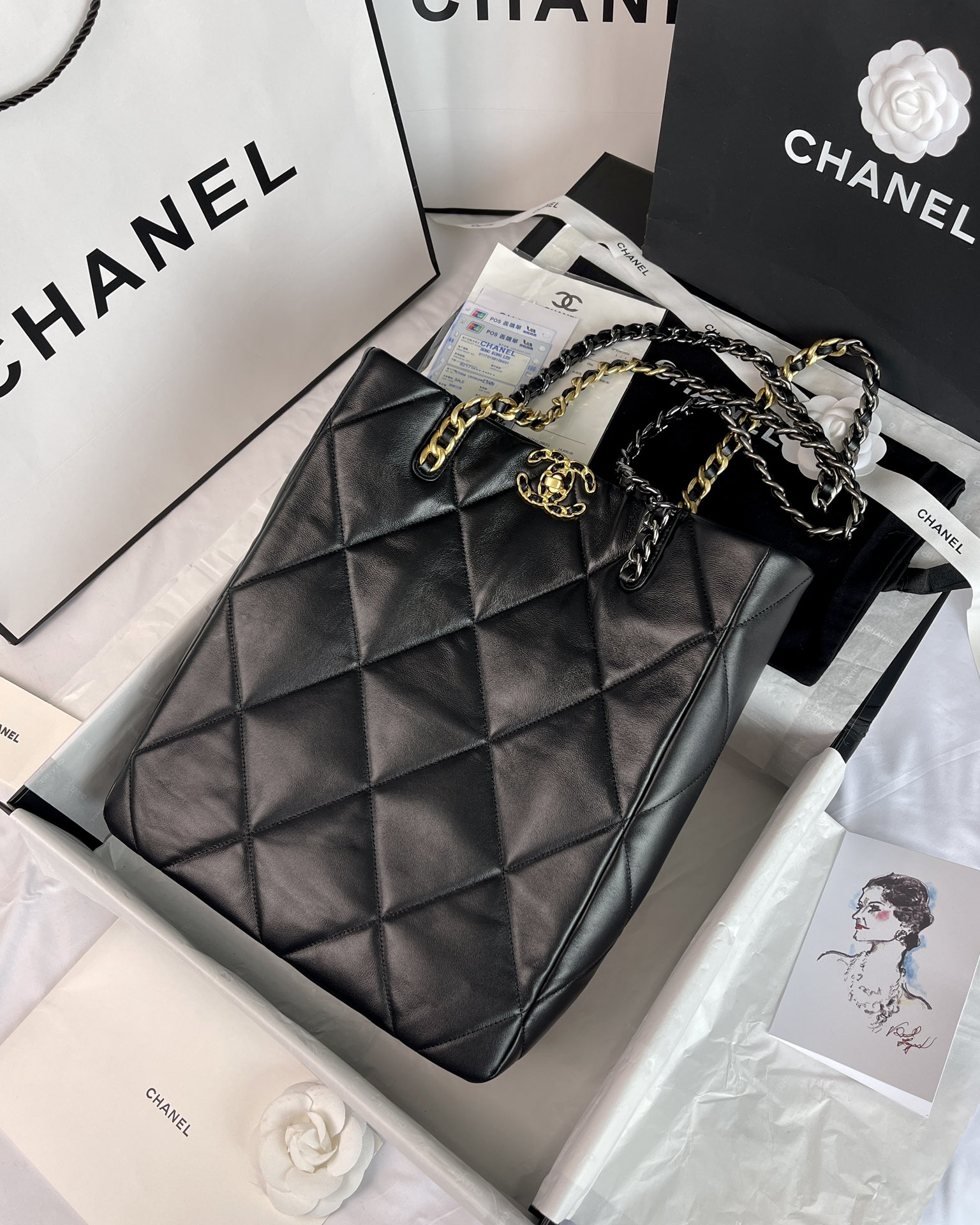 C*hanel Top Bag 30*37*10CM