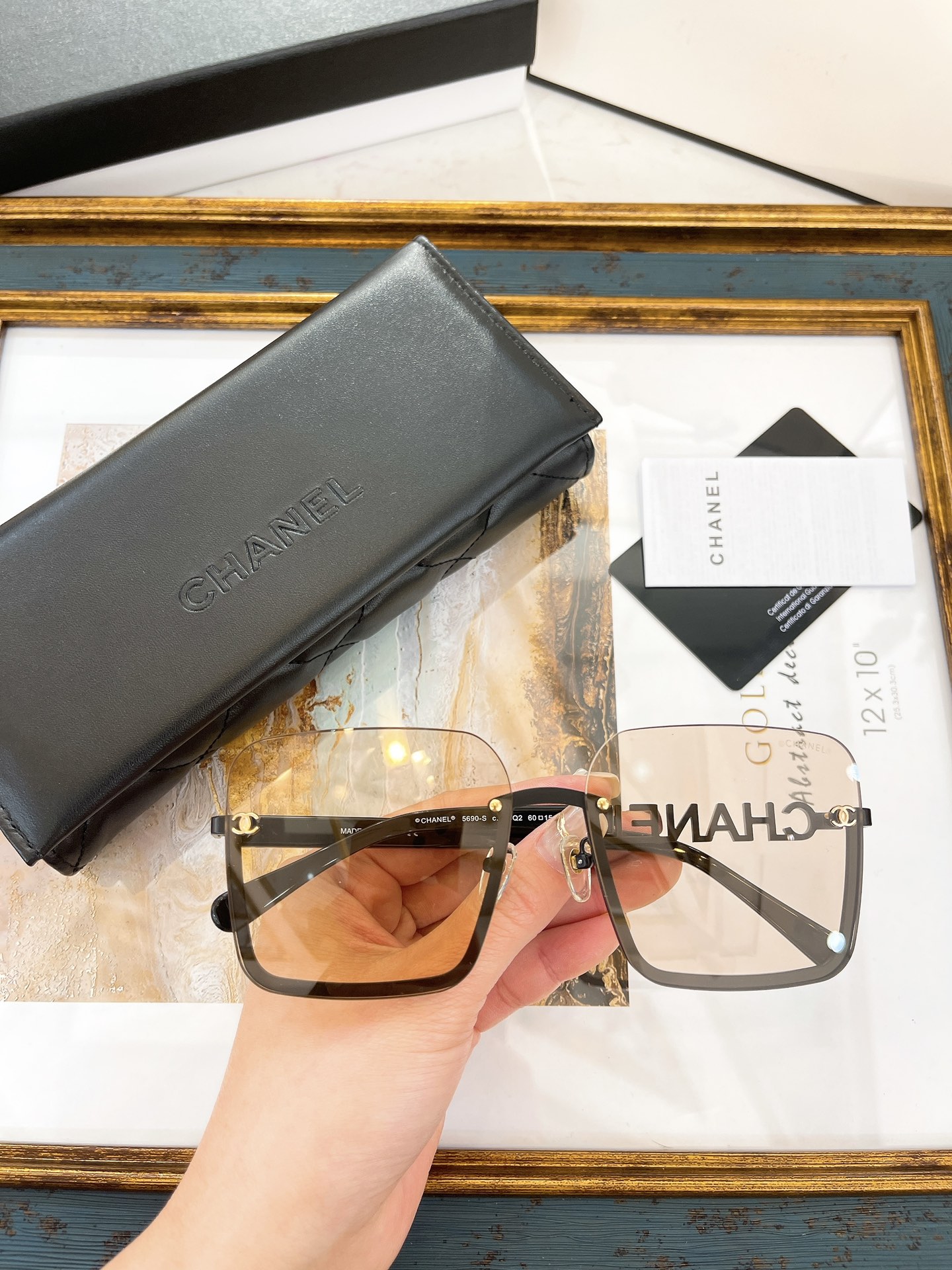 C*hanel Glasses Top