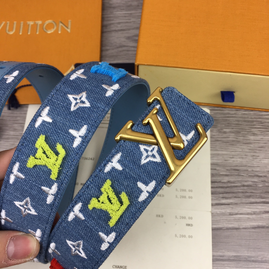 L*ouis V*uitton Belts Top Quality 35MM