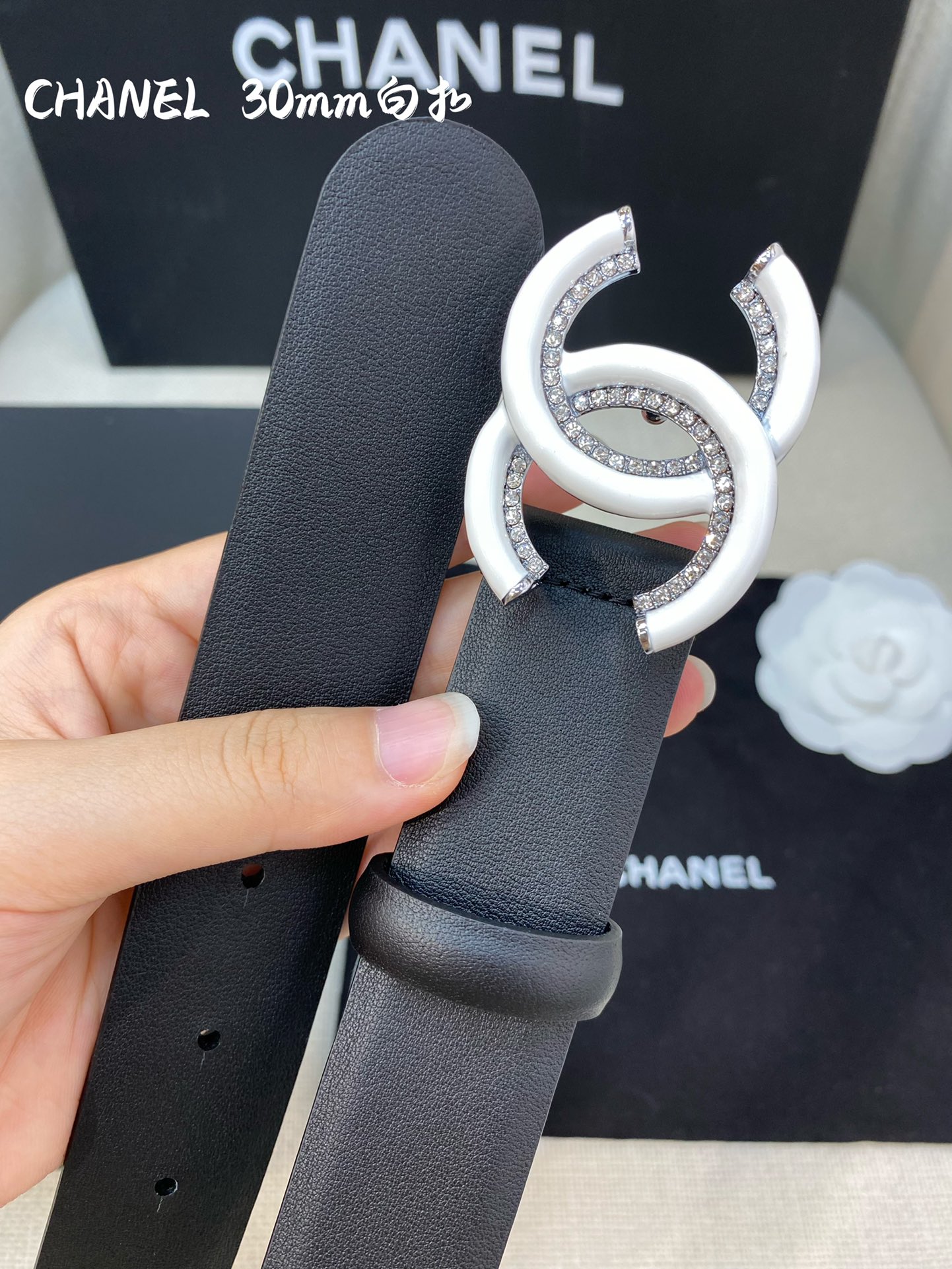 C*hanel Belts Top Quality 30MM