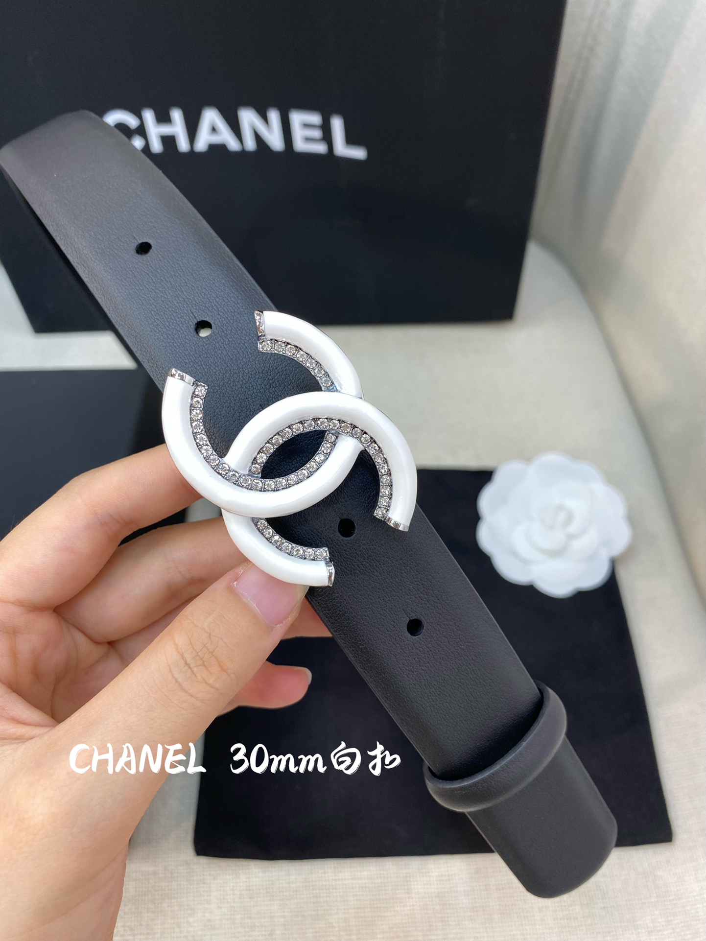C*hanel Belts Top Quality 30MM