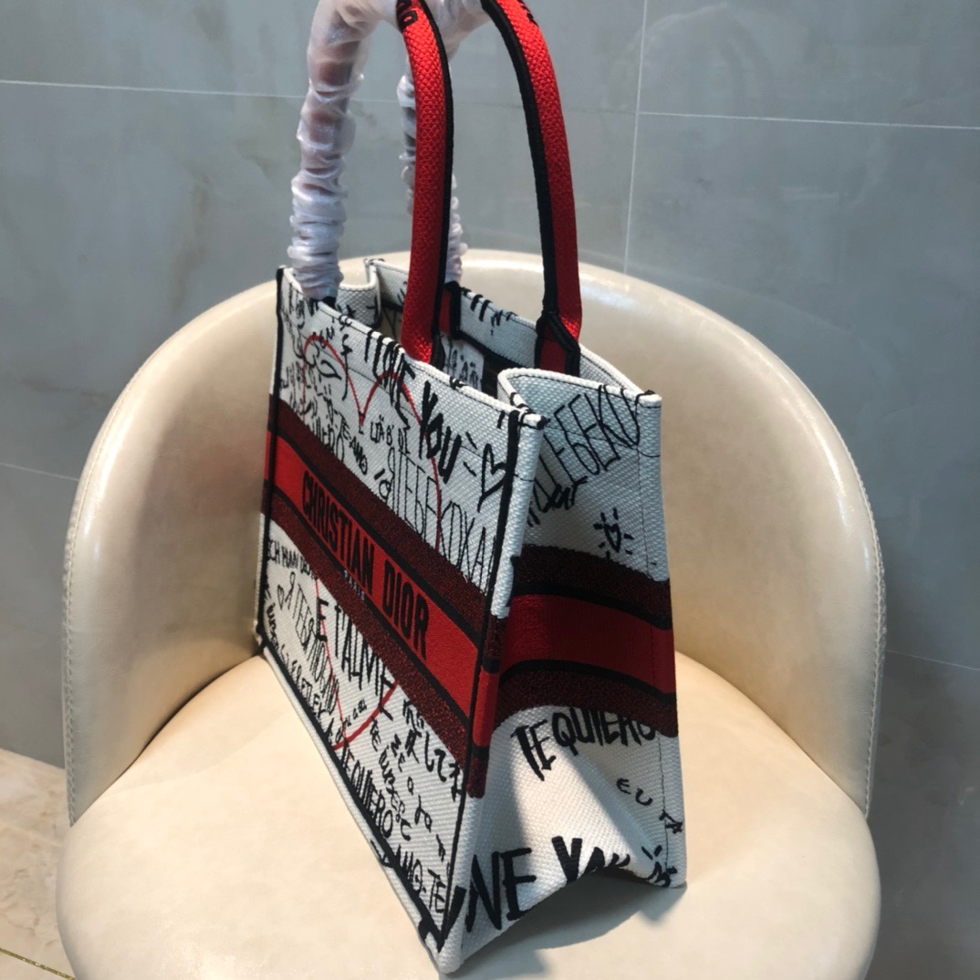 christian d*ior book tote Lady handbag Top Quality 36.5*28*17.5CM 41.5*35*18CM