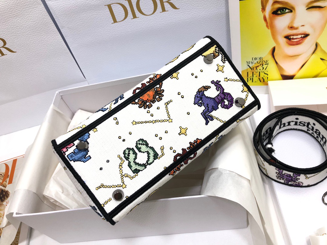 D*ior Lady D-Lite handbag Top Quality 24*11*20cm