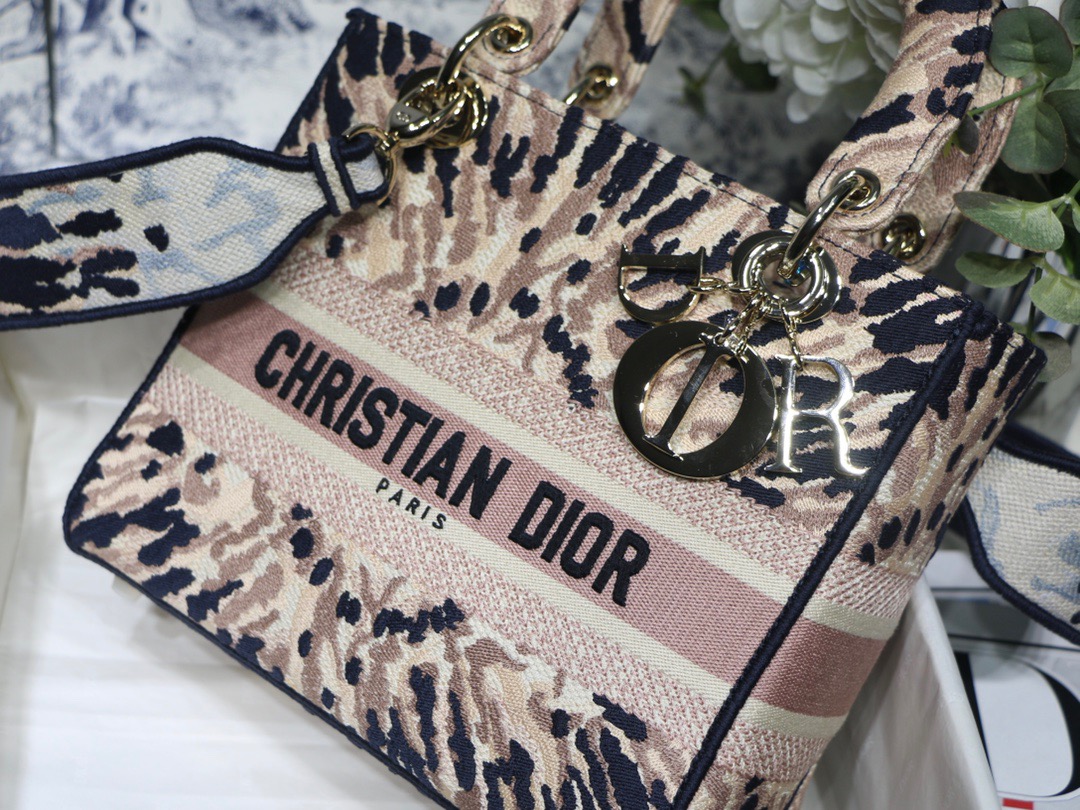 D*ior Lady D-Lite handbag Top Quality 24*11*20cm