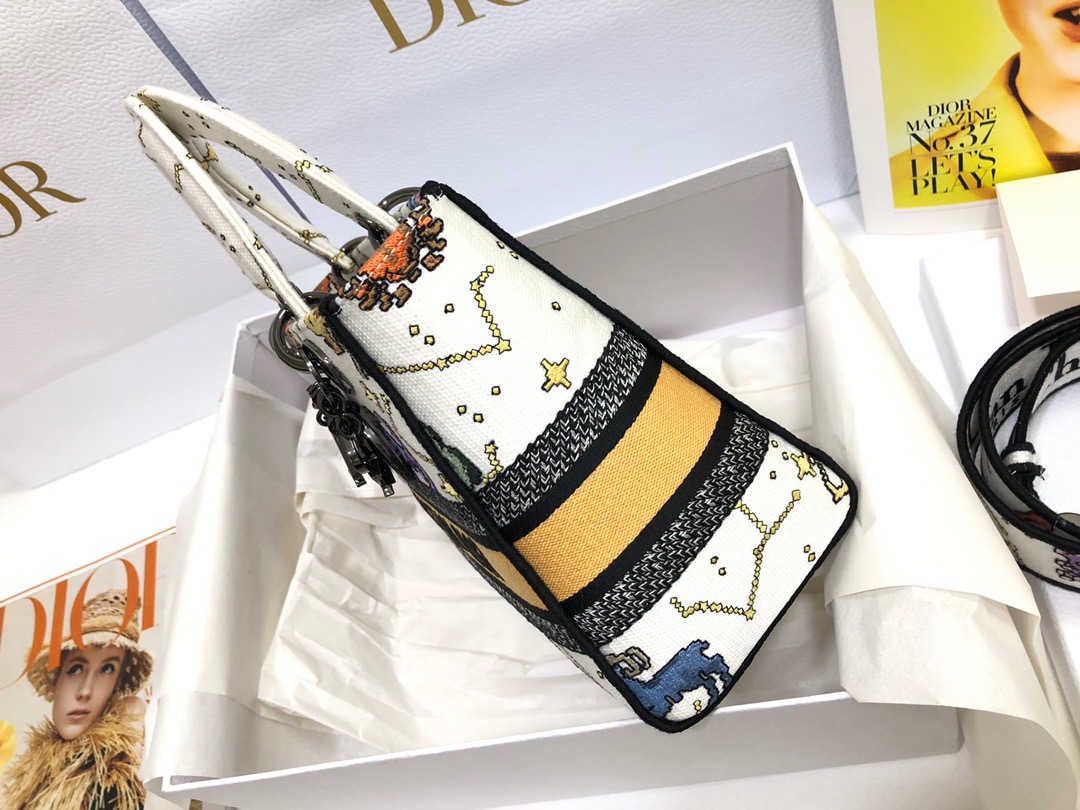 D*ior Lady D-Lite handbag Top Quality 24*11*20cm