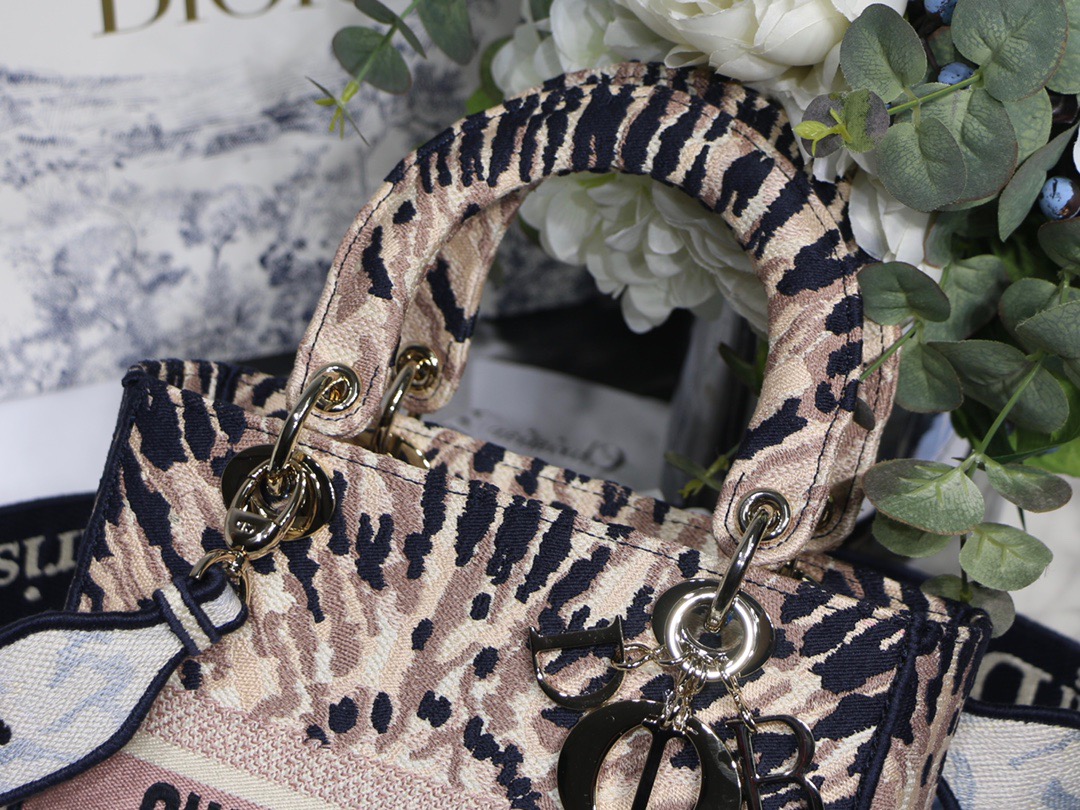D*ior Lady D-Lite handbag Top Quality 24*11*20cm