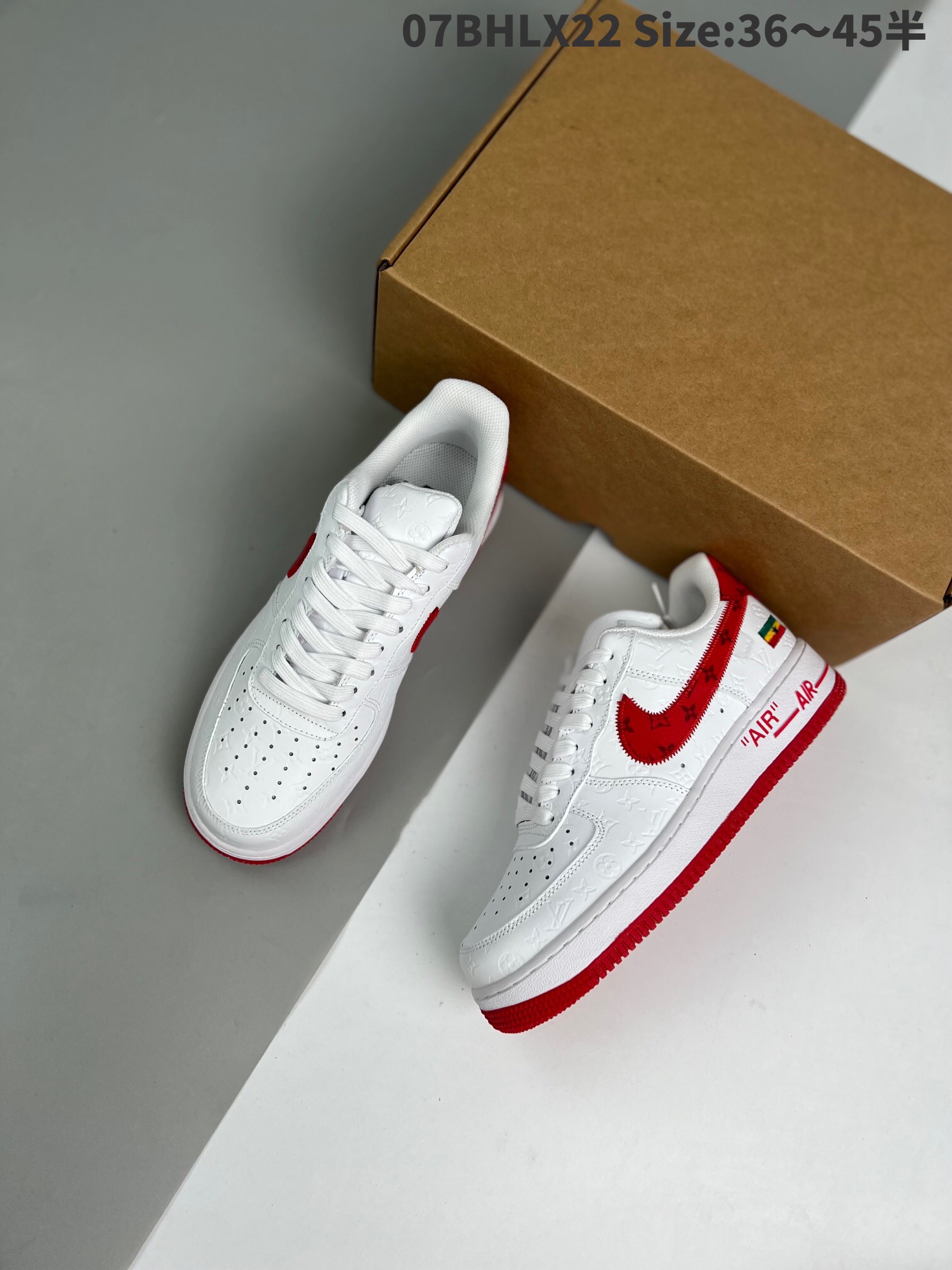 from Men Women L*ouis V*uitton * nike air force 1 Top Sneakers